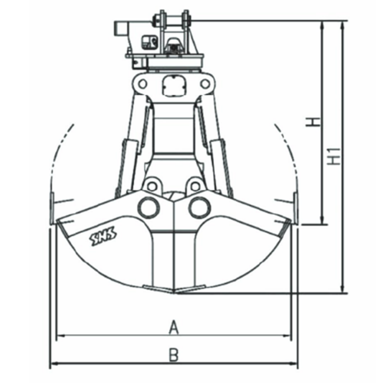 Clamshell Bucket — Kobelco India